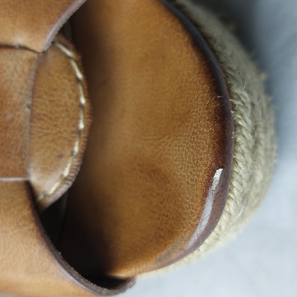 MIA platform faux leather burlap heels, 7.5 - Picture 11 of 12